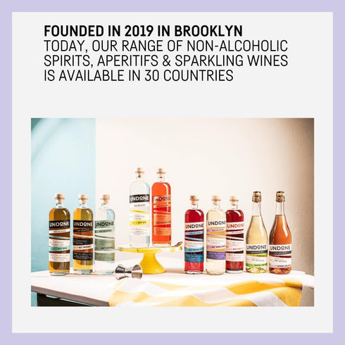21 700ml UNDONE No. Pop-Up Ros NOT SPARKLING WINE | Premium Non-Alcoholic Ros Sparkling Wine | Bottle | Made in Germany