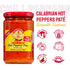 10oz (285 TUTTOCALABRIA Chili Pepper Paste Pate, g), Seedless, No Seeds, Fine and creamy processing, Spicy and rich