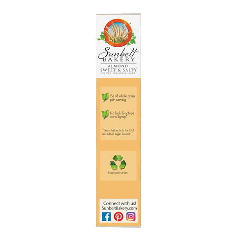8-1.0 OZ (Pack 3) Sunbelt Bakery Almond Sweet & Salty Chewy Granola Bars, Bars