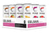 CELSIUS Fitness Drink 9-Flavor Variety Pack, Zero Sugar, Slim Can 12 Fl