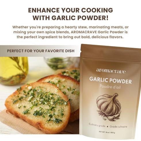 Saltcraft Baja Sea Salt + Nami Foods Furikake Original + AromaCrave Garlic Powder Gourmet Seasoning Bundle for Cooking