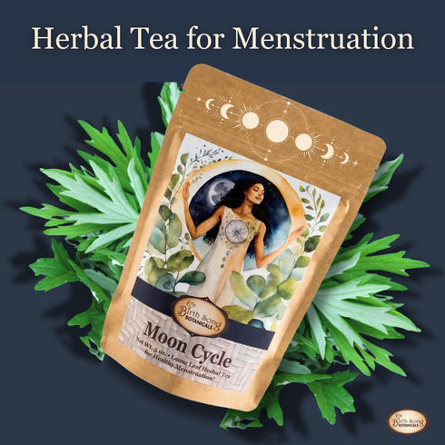 30 Birth Song Botanicals Organic Moon Cycle Menstrual Tea for Women, Herbal Period Cramp & PMS Relief, Hormone Balance
