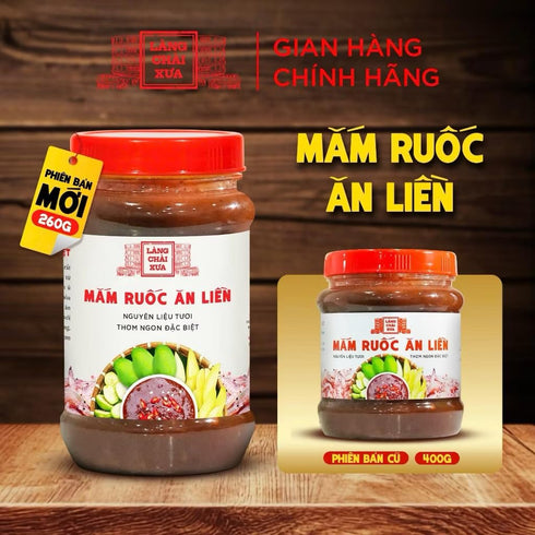 Generic Mm 400g Ruc n Lin Lang Chai Xua Traditional Vietnamese Shrimp Paste, Authentic Fish Sauce, Spicy Fermented
