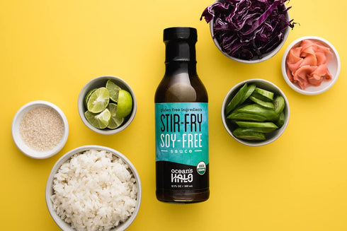 12 Oz Ocean's Halo, Organic Soy Free Stir Fry Sauce, Fl