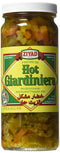 Ziyad Giardiniera Hot Mix - 16oz Jar - Chicago-Style Pickled Vegetables &