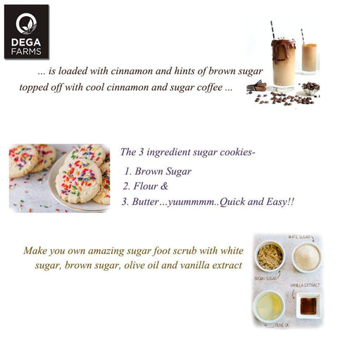 DEGA FARMS 500GM 100% Premium Demerara Sugar (Brown Sugar) - | Made with Pure, Organic & Natural Ingredients - SEDEX