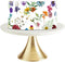 Edible Sugar Art Pressed Flower Cake Decorations, Press flowers, Pressed flower cake topper, Wildflower cake