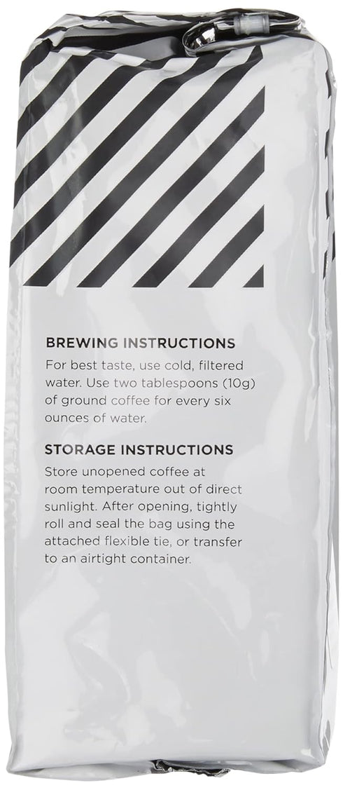 Amazon Fresh 12 (Pack 3) Decaf Colombia Ground Coffee, Medium Roast, Ounce