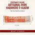 5 8 Oz Foustman's Salami Pork Alarm Habanero Artisanal, Nitrate-Free, Naturally Cured, Gluten-Free, Dairy-Free, Sticks