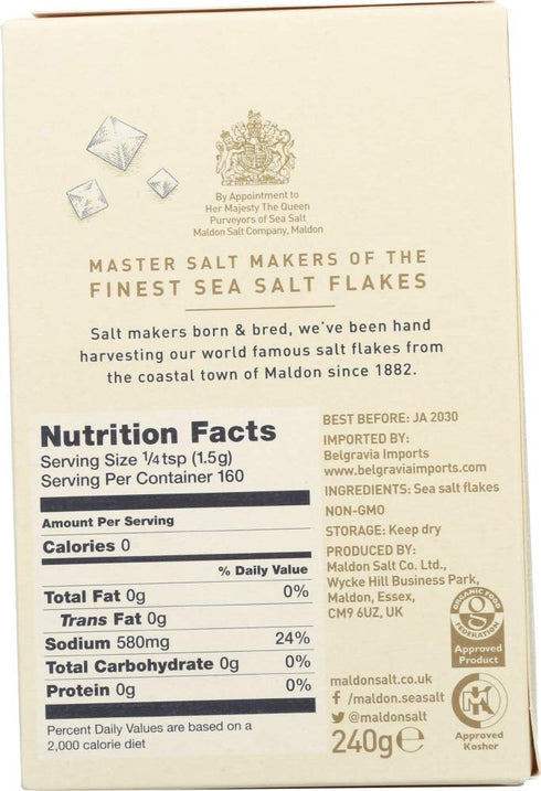 8.5 oz (Pack 4) Maldon Sea Salt