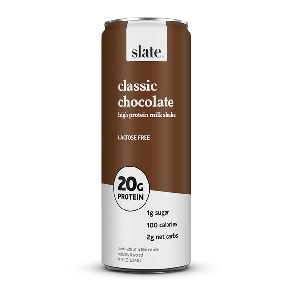 Slate Milk - High Protein Milk Shake - Classic Chocolate, 11 Fl