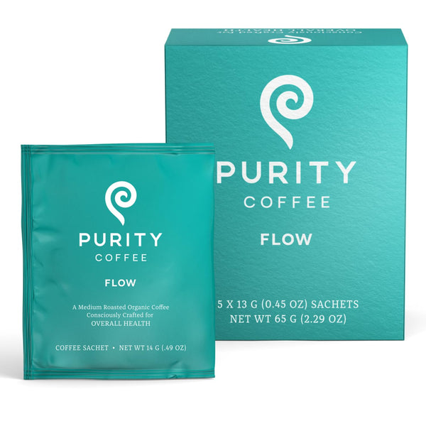 Purity Coffee FLOW Original Medium Roast Single Serve Sachets (5ct Box) |