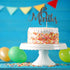6 Months Black Glitter Cake Topper, Baby 1/2 Birthday Decorations, Baby Shower Party Cake Topper.