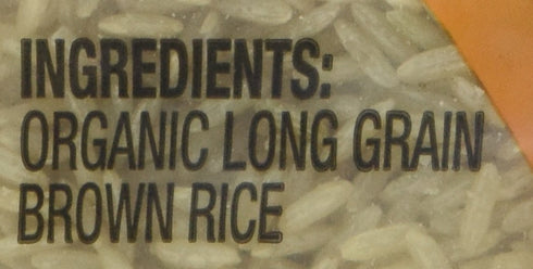 12 Della Organic Long Grain Brown Rice, Pound