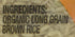 12 Della Organic Long Grain Brown Rice, Pound