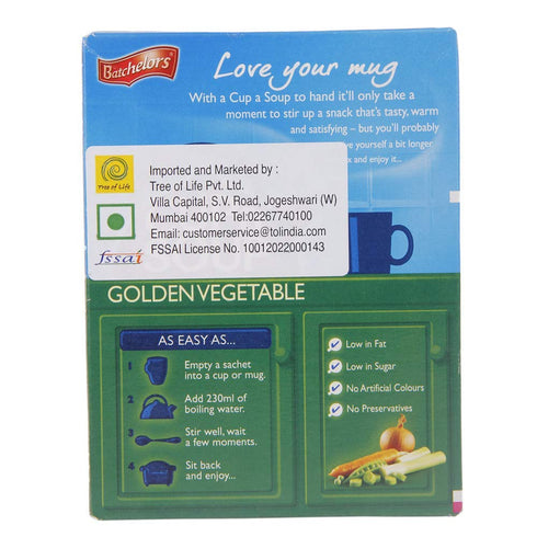 Batchelors (4 pack 82g) Cup a Soup Golden Vegetable per