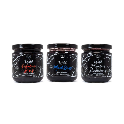 11.5 oz 326 250 ml Wild Saskatoon Berry Jam | / g / | Local | West Coast Wild Foods