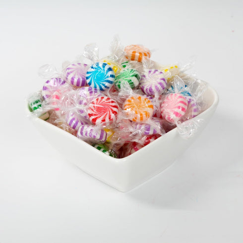 3 Assorted Fruit Starlights - Pounds - Pinwheel Fruit Candies - Fruit Flavored Hard Candy - Individually Wrapped
