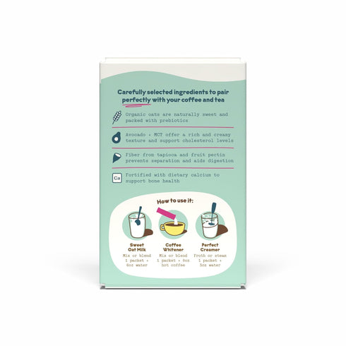 10ct Oat Milk Coffee Creamer, Sweetened Carton by JOI - Superfood, Vegan, Dairy Free, Plant Based, Kosher