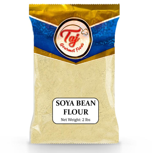 TAJ Gourmet Foods TAJ Soya Bean Flour 2-Pounds | Soy Bean Flour | All-Natural