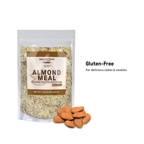 1 lb, Unpretentious Almond Meal, Breading Replacement, Great for Rubs, Breads, & Baked Goods