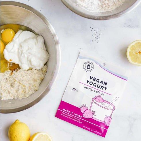 4 Direct-Set Packets Cultures for Health Vegan Yogurt Starter Culture | | DIY Dairy-Free Yogurt from Plant Milks |
