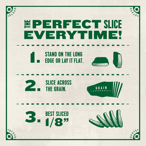 (8 oz, Pack 1) Made by True Garlic & Herb Biltong Slab - Grass-Fed Beef Whole Jerky Slab of - High-Protein Keto Snack