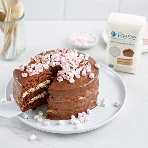 freee Gluten Free Self Raising White Flour | All Purpose Flour for Cakes, Muffins & Pancakes Baking | Imported from UK