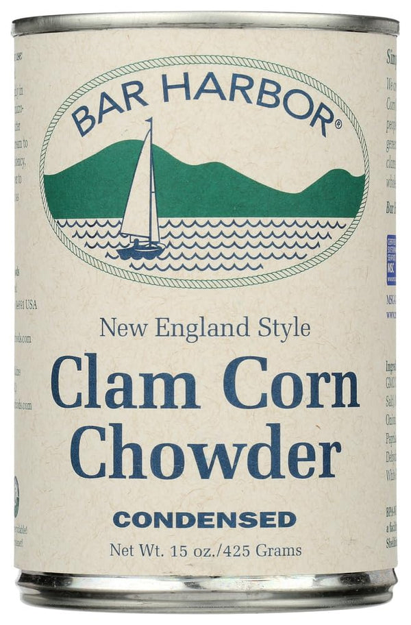 Bar Harbor Clam and Corn Chowder - Case of 6 - 15 oz.