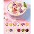 TEAERPKLAE 14.1 oz/400g Instant nutritious breakfast oatmeal Chia Seed Grain Yogurt Peach Cereals Breakfast meal oat