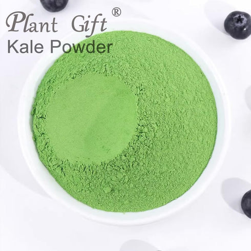 Plant Gift 100g/3.52oz 100% Kale Powder Natural Pure Natural Food Coloring, Great for Baking, Juices, Smoothies, Shakes