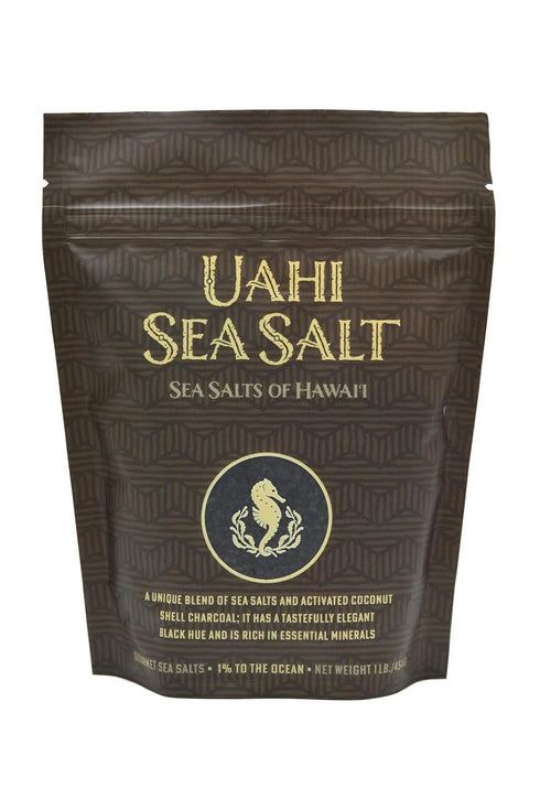 Sea Salts of Hawaii Uahi Sea Salt 1lb. Bag 100% Hawaiian Sea