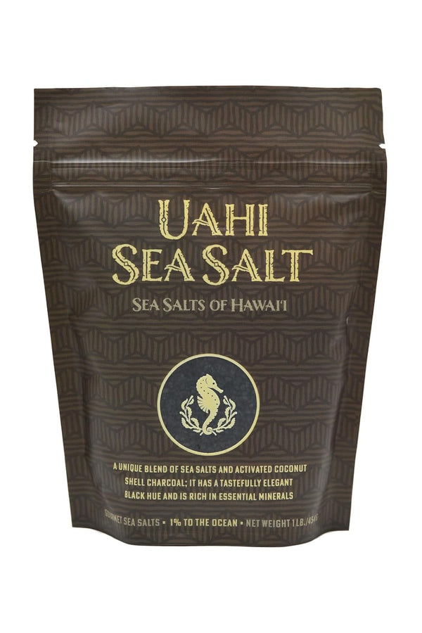 Sea Salts of Hawaii Uahi Sea Salt 1lb. Bag 100% Hawaiian Sea