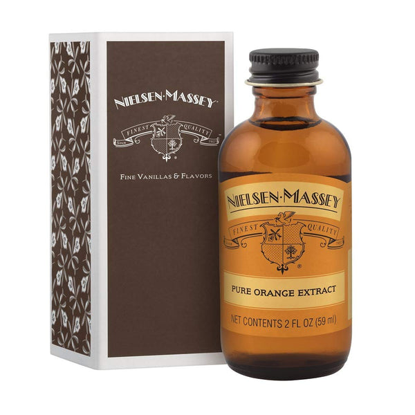Nielsen-Massey Pure Orange Extract - 2 Ounce Bottle for Baking, Cooking, and Drinks