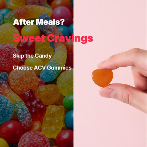 Gummies Gummies 30 Gummies Sohwi Apple Cider Vinegar ACV for After Meals & Cravings, Plant-Based Formula, No Gelatin