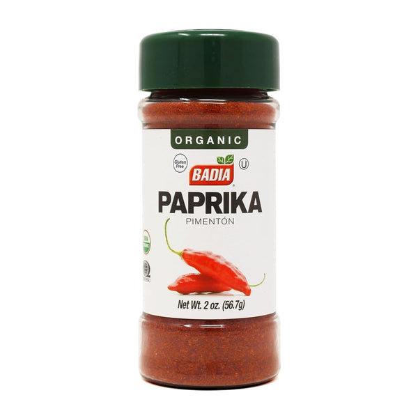 Badia Organic Paprika, 2 oz Sweet & Smoky Flavor, Ground Red Pepper