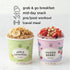 12 Pack Mylk Labs Mixed Berry Protein Oatmeal Cups, Whole Grain, Low Sugar, High Fiber Breakfast with Low Sodium, Quick