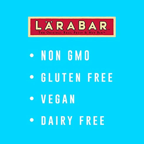 Larabar Peanut Butter Chocolate Chip, Gluten Free and Vegan Fruit and Nut Bars, 28.8 oz, 18 Ct