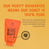 100% 14 Nate's Pure, Raw & Unfiltered Honey, No-Drip Sustainable Squeeze Pouch; Purity Guarantee, No Additives, Ounce