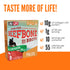 LonoLife Low Sodium Beef Bone Broth Powder Mix, Grass-Fed, 10g Protein, 10 Portable Stick Pack Servings