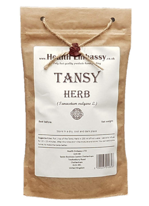 Health Embassy Tansy Herb | Tanacetum Vulgare L | Herbal Tea (100g)