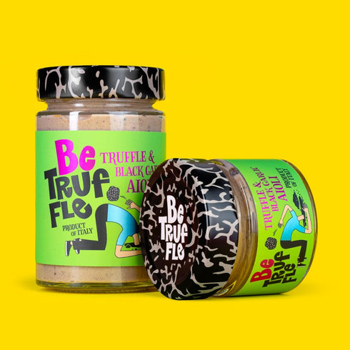 6,17 OZ 175g 100% Be Truffle - Truffle & Black Garlic Aioli - - Made in Italy - Cholesterol-Free, Gluten-Free