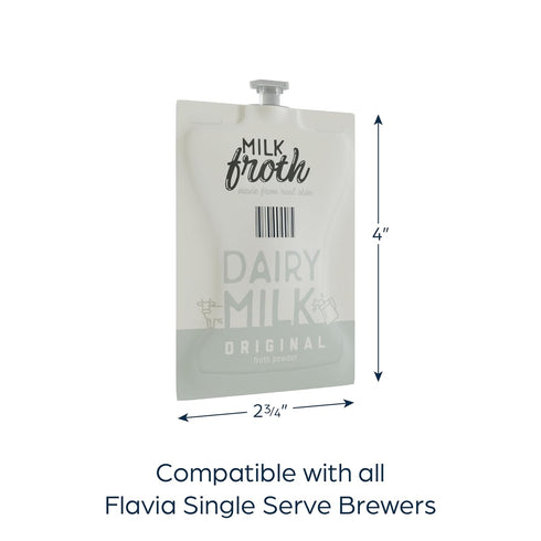 Flavia 72 Count Froth)(Packaging Mars Alterra Real Milk Froth, Original, (Formerly Fabulous may be vary)