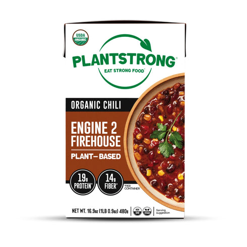 PLANTSTRONG Chili & Stew USDA Organic, Non-GMO, Plant-Based, Vegan, Gluten-Free, Oil-Free, Lightly