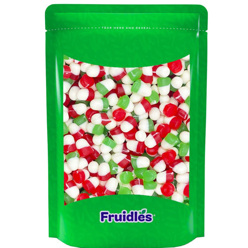 Gummy (5 Fruidles Christmas Juju Jelly Drops, Delicious Candy, Gluten-Free, Fun and Festive Holiday Snacking, Party