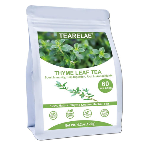 TEARELAE - Thyme Tea Bags - 60 Count - 100% Pure Natural
