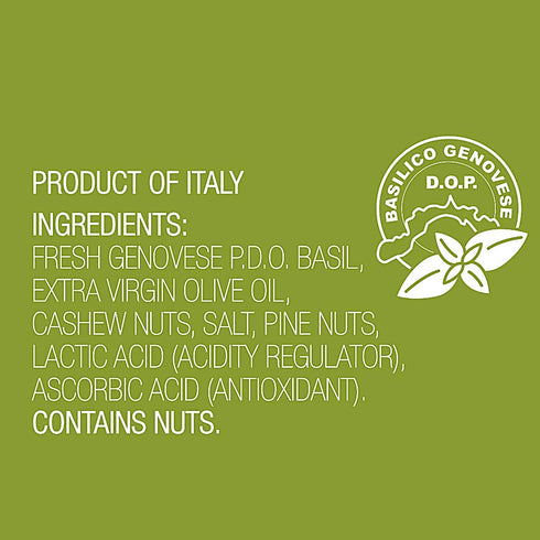 Compagnia Sanremo Pesto DOP Basil Pesto, 6.7 oz