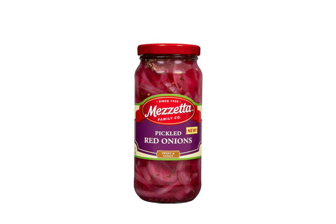 Pack, 16 (Pack 2) Mezzetta Pickled Onion Pickled Red Onion & Spicy Pickled Onion | Gluten Free | Fluid Ounce Jar
