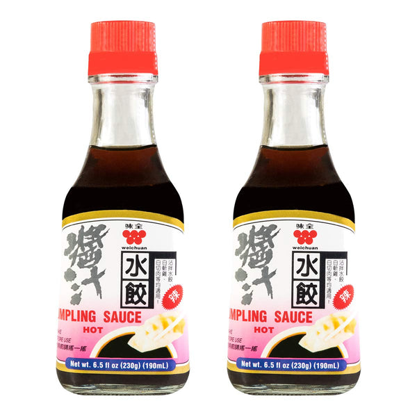 Weichuan Dumpling Sauce Hot (6.5 oz, Pack of 2)