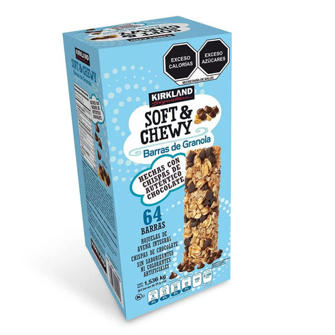Kirkland Signature 54.4 oz Soft & Chewy Chocolate Chips Granola Bars